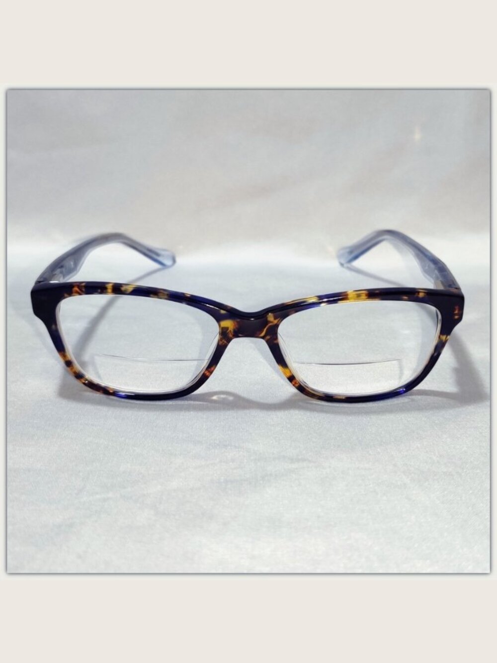 Nicole Miller "Broadway" Eyeglasses Multi Tortoise / Blue FRAMES ONLY 50-16-135